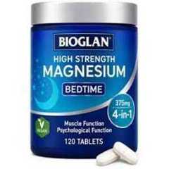 Bioglan High Strength Magnesium Bedtime 4-in-1, 120 Vegan Tablets