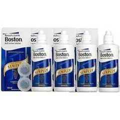 Boston Simplus Contact Lens Solution, for RGP Lenses, 4 x 120 ml