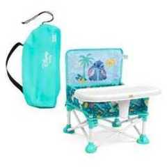 Bright Starts Disney Stitch Pop 'N Sit Portable Booster, Indoor/Outdoor