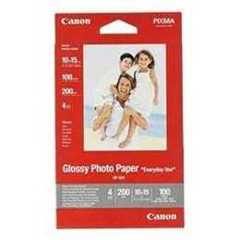 Canon GP-501 Glossy Photo Paper 4x6"/10x15cm (100 Sheets) - Ideal