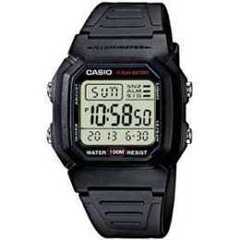 Casio Unisex 37.00mm Quartz Watch with LCD Digital dial and Black