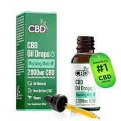 Cbdfx CBDfx 2000mg CBD Oil, High Strength CBD Oil (Mint)