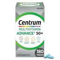 Centrum Advance 50+ Multivitamin Tablets, Adults Over 50, 180 Pack