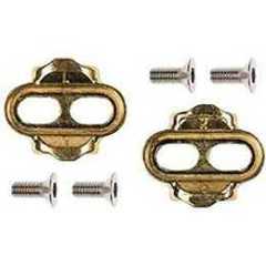Crankbrothers Pedal Cleat Kit, MTB, Brass, Gold