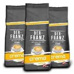Der-Franz Crema Coffee, whole bean, 3 x 500 g