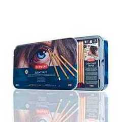 Derwent Lightfast Pencils Set Of 100 In Tin, 4mm Round Premium Core