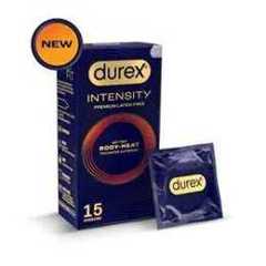Durex Intensity, 15 Condoms, Better Body Heat Transfer, Ultra Thin