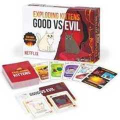 Exploding Kittens Good vs. Evil, 2-5 Players, Age 7+ Card Game