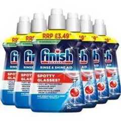 Finish Dishwasher Rinse & Shine Aid, Fresh, 1.5L (250ml x 6 pck)