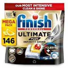 Finish Dishwasher Tablet, Ultimate Plus Infinity Shine, 146 Tabs