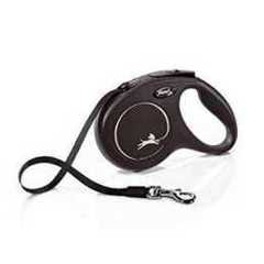 flexi Classic M - 5 m retractable tape leash for dogs up to 25 kg