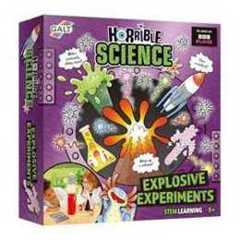 Galt Explosive Experiments – Horrible Science Kit with 8 Fun