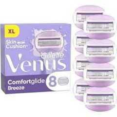 Gillette Venus Comfortglide Breeze Women's Razor Blade Refills, Pack of 8