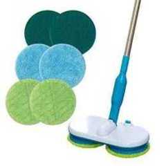 High Street TV Floating Mop - Cordless & Rechargeable - 100RPM Dual-Contra