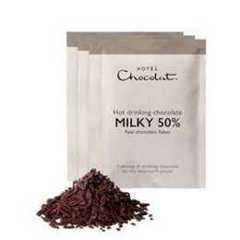 Hotel Chocolat Milky 50% Hot Chocolate Sachets - Luxury Chocolate Flakes