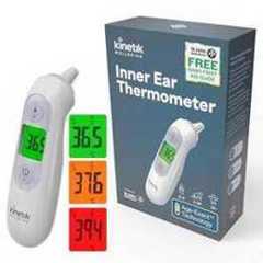 Kinetik Medical Kinetik Wellbeing Inner Ear Thermometer, Colour Coded Fever