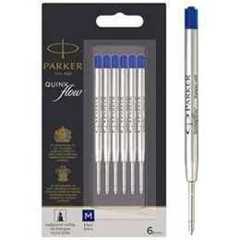 Parker Ballpoint Pen Refills - Medium Point - Blue QUINKflow Ink