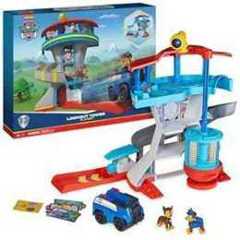 Paw Patrol Lookout Tower Playset with Toy Car Launcher, 2 Chase Action