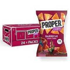 Proper CHIPS - Barbecue Lentil Chips, Vegan, Gluten Free Snacks
