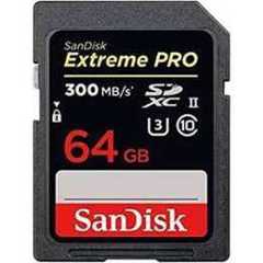 SanDisk Extreme PRO SD Memory Card 64GB, Up to 300MB/s Read Speeds