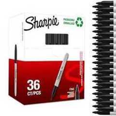 Sharpie Permanent Markers - Fine Point for Bold Details - Black Ink