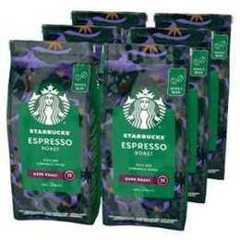 Starbucks Espresso Roast, Dark Roast, Whole Bean Coffee 6 x 200g