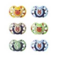 Tommee Tippee Fun Orthodontic Dummy 6-18m Silicone Pack of 6