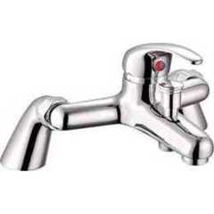 VeeBath Bath Shower Mixer with Hose Pipe and Shower, G3/4" Chrome
