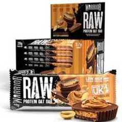 Warrior RAW Protein Bars Multipack 24 x 75g High Protein Oat