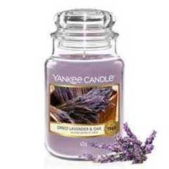 Yankee Candle Scented Candle - Dried Lavender & Oak Large Jar - Long